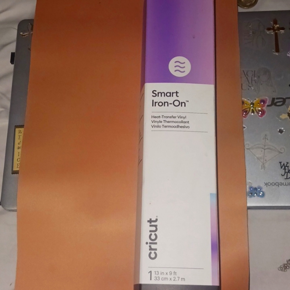 Smart iron on Cricket heat transfer vinyl
